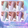 thumbnail image 4 of New Three-color Aurora Rainbow Cat Eye Gel Polish Phototherapy Plastic, 4 of 5