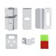 thumbnail image 1 of Cerradura de puerta Ormromra con perno de privacidad Acero inoxidable para baño público indicadora de compromiso vacante, 1 of 8