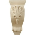 thumbnail image 2 of Ekena Millwork 2 5/8"W x 3 3/4"D x 6 5/8"H Small Fig Leaf Corbel, Rubberwood, 2 of 18