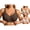 001-Brown, variant on VOUZZA Wireless Bra Womens Seamless Ultra Thin Push Up Comfort Jelly Support Bralette Everyday Bra