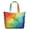 Colorful Tie Dye Pattern-2, variant on Colorful Tie Dye Pattern Large Weekend Travel Bag, Canvas School Handbag with Zipper & Pockets, Airline Friendly for Women Men,22” X 12" X 18"
