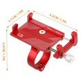 thumbnail image 2 of IDEANATEGRATE Montura Para Teléfono En Resistente A Intemperie Con Marco Ajustable Y Color Rojo, 2 of 6