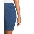thumbnail image 5 of JMS Just My Size by Hanes Women's Plus Size Pull On Shorts with Pockets, Single and 2-Pack, 9” Inseam, Sizes 0X-4X, 5 of 6