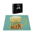 thumbnail image 4 of Ambesonne Retro Jigsaw Puzzle Durable Cardboard, Foamy Beer Glasses Words, 1000 pcs, Multicolor White, 4 of 6