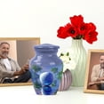 thumbnail image 6 of JAGASY Golf Ball Funeral Urn for Ashes Adult Male, Blue Small Urns for Ashes Keepsake, White Golf Ball Decorative Urns for Husband, Lake Water Cremation Urn for Wife, (3 Inch), 6 of 7