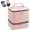 (#I), variant on Double-Layer Quilted Nail Polish Storage Bag, Large Capacity Handbag with Nail Polish Compartment, Waterproof Storage Design, For Manicure Tools Essentials(#I)