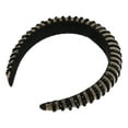 thumbnail image 6 of Unique Bargains Crystal Headband Rhinestone Hairband for Women 1.2 Inch Wide 1 Pcs Black Gold Tone, 6 of 7
