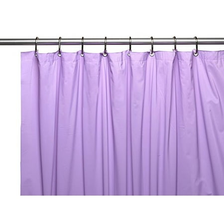 Royal Bath Extra Heavy 8 Gauge Vinyl Shower Curtain Liner with Metal ...