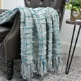 thumbnail image 2 of Home Soft Things Multi Color Chenille Throw - Grey Blue - 60" x 80" Jumbo, 2 of 6