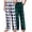Black White Plaid+blue Green Plaid, variant on Boys Pajama Pants 2 Pack Soft Plaid Sleepwear Kids Lounge PJ Bottoms with Pockets
