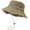 Retro Khaki, variant on Unisex Cotton Boonie Hat Summer Outdoor Packable Fishing Bucket Hat Beach Sun Hat with String for Women Men