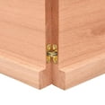 thumbnail image 3 of vidaXL Table Top Light Brown 200x50x(2-4)cm Treated Solid Wood Live Edge, 3 of 7