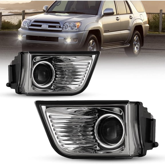 1 Pair Fog Lamp for Toyota 4Runner 2003 2004 2005,Fog Lights Assemblies 51W Clear Lens