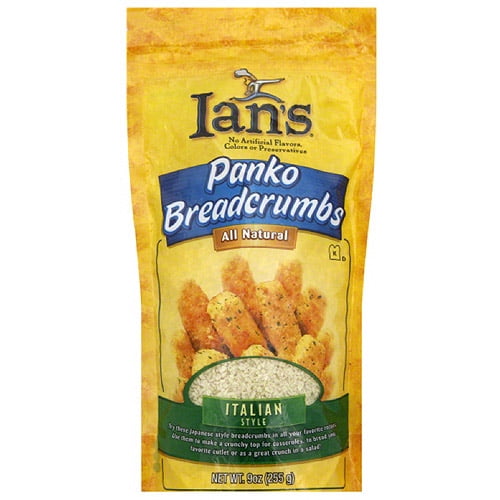 Ian's Whole Wheat Panko Breadcrumbs, 9 oz, (Pack of 12)