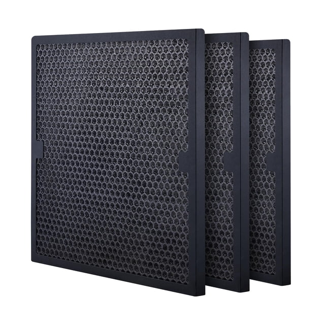 VEVOR Active Carbon Filters, 3 Pack, 15.7'' x 15.7'' Air Filter Replacement, High-efficient Stage 2 Filters Compatible w/BlueDri