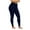 Navy, variant on CCRFTGI PLus size Leggings for women Butt Lifting High Waist Booty Scrunch Gym Yoga Pants Sport Active Activewear Athletic Tummy Control Workout Leggings Hot Pink XL