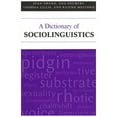 thumbnail image 1 of Pre-Owned A Dictionary of Sociolinguistics (Paperback) 0817350977 9780817350970, 1 of 1