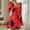 Dresses-37Red, variant on Floral Dress for Women Slim Fit Long Sleeve Short Dress Elegant Boho Dress Retro Artistic Flower Print V-Neck Stretchy Bodycon Daily Wear