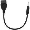 thumbnail image 4 of USB jack, AUX, 3.5 mm jack for audio data charging cable black, 4 of 8