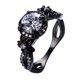 thumbnail image 2 of Sonducket Anillo de cobre a la moda para mujer, joyería personalizada, anillos delicados de piedra, accesorios decorativos para vestir, fiesta de Ropa, zapatos y accesorios Miscelánea Blanco Sonducket AP014450-08, 2 of 6