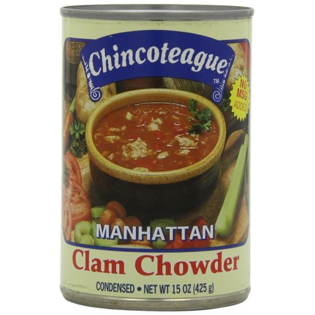 Chincoteague Seafood 90704 Manhattan Clam Chowder 12/15 oz Walmart