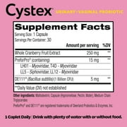 Cystex 3-in-1 Urinary Tract Health Probiotic for Women, 30 Capsules