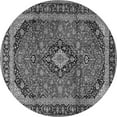 thumbnail image 1 of Ahgly Company Indoor Round Persian Gray Traditional Area Rugs, 6' Round, 1 of 1