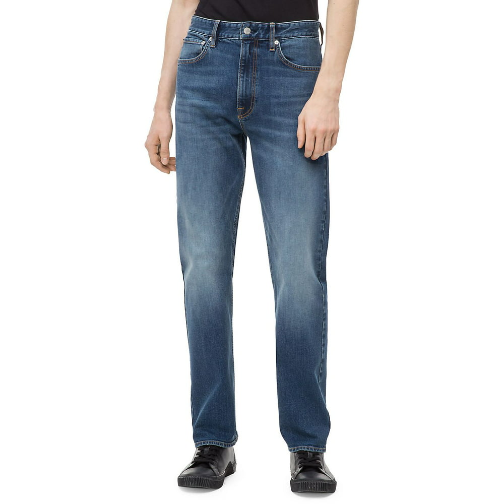 Calvin Klein Jeans - 037 Relaxed Straight-Fit Jeans - Walmart.com ...