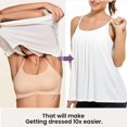thumbnail image 2 of XINQIHANG Lily Bras Tank Tops, Lily Bras Flowy Top, Lilybras Tank Tops, Cool Flowy Bra,With Built-In Cups, 2 of 7