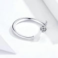 thumbnail image 3 of Anillo De Flor De Rosa Anillo Abierto De Plata De Ley 925 Anillo De Dedo Ajustable Para Mujeres Niñas Regalo Del Día De San Valentín Monstrate AP005474-00, 3 of 6