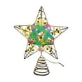 thumbnail image 5 of Vacemry Under $5 Mini Tree Topper Star, Small LED Light Up Christmas Tree Top, Iron Decorative Star Ornament, Festive Tree Crown Decor, Lighted Xmas Tree Topper Star, 5 of 9