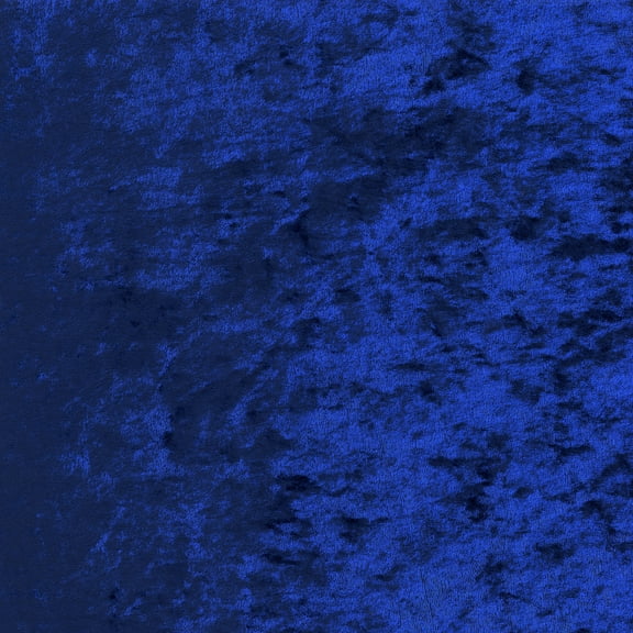 Hello Hobby 2 Yards 100% Polyester Crushed Panne, Blue, 58" Wide for Sewing
