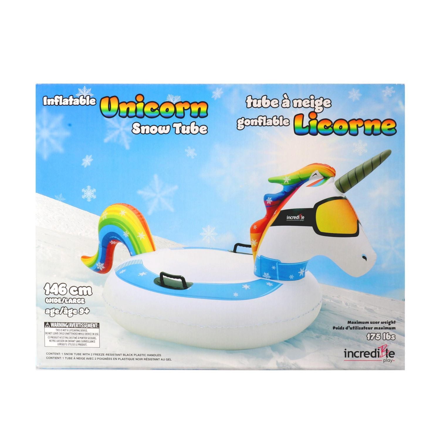 INCREDIBLE GROUP TRAÎNEAU À NEIGE LICORNE