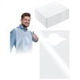 thumbnail image 2 of 100 Baberos Desechables de Plástico para Adultos Mayores, Protectores de Ropa de Comedor de un Solo Uso., 2 of 5