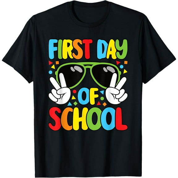 Hot Trending Tee With Funny First Day Of School Teacher Men T-Shirt
