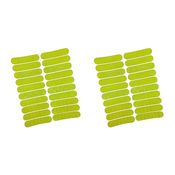 Toystoory Pegatinas reflectantes para patinete, almohadilla reflectora impermeable, reemplazo de etiqueta resistente al desgaste para M365/PRO/Max G30 Amarillo 2piezas Toystoory CBP065460