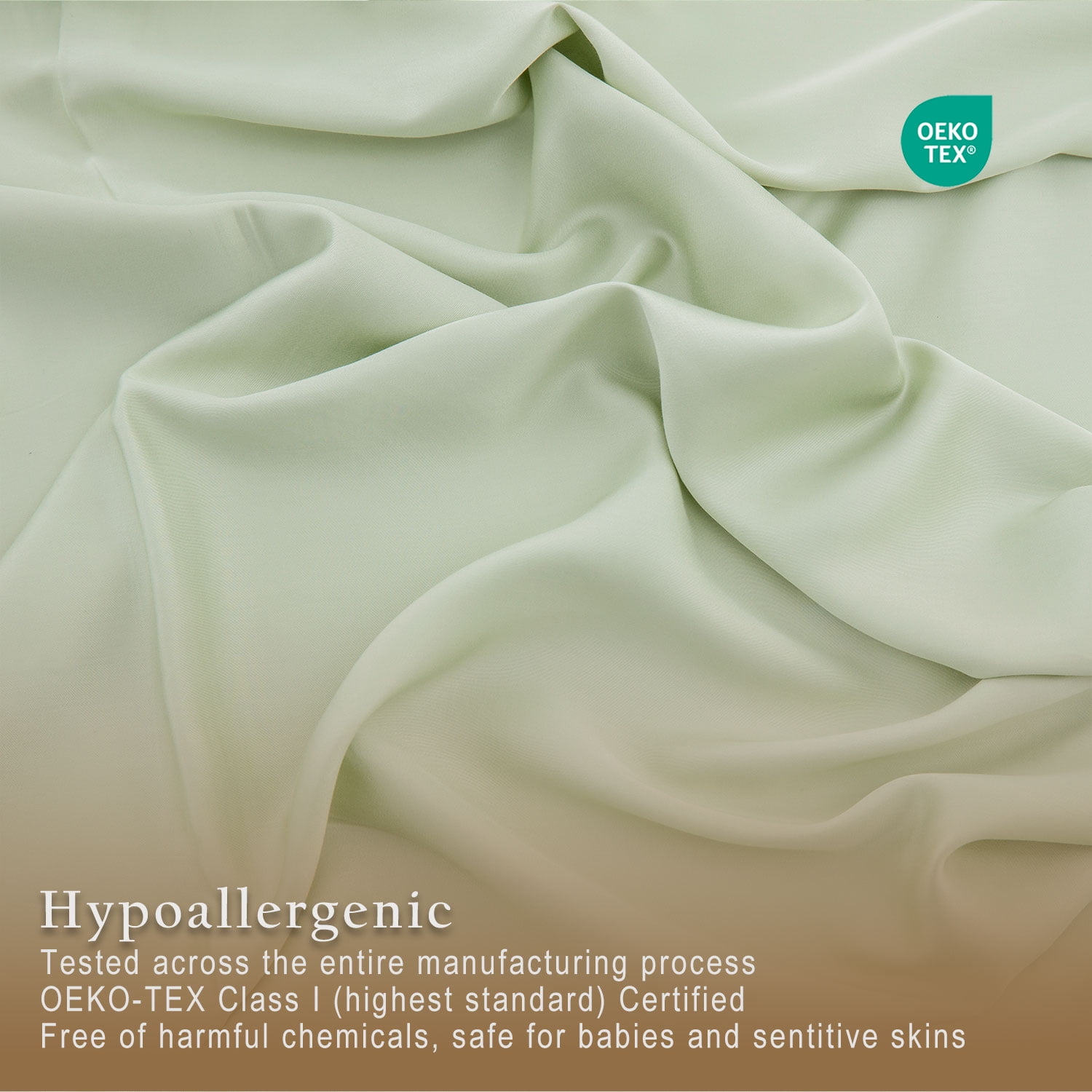 TOSMO Luxury Sheet Set 4 Piece King Size - 100% Viscose Derived from Bamboo - 18” Extra Deep Pockets, Oeko-Tex Certified, Silky Soft, Cooling and Breathable