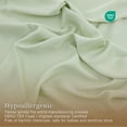 thumbnail image 4 of TOSMO Luxury Sheet Set 4 Piece King Size - 100% Viscose Derived from Bamboo - 18” Extra Deep Pockets, Oeko-Tex Certified, Silky Soft, Cooling and Breathable, 4 of 7