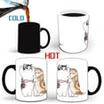 thumbnail image 3 of Funny Cat Mug Color Changing Porcelain Coffee Cup Ceramic Milk Mug for Couple, 3 of 10