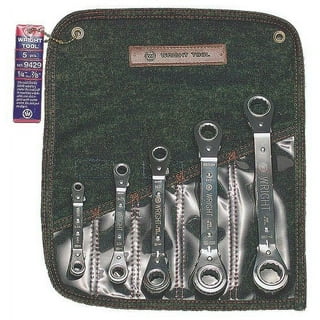 Wright Tool WRI911 0.37-1 in. 12-Point Full Polish Wrightgrip 2.0  Combination Wrench Set - 11 Piece 