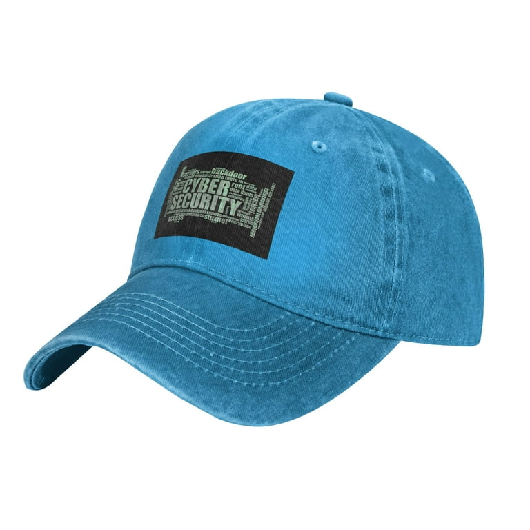 ZICANCN Mens Hats Unisex Baseball Caps-Cyber Security Internet Hats for Men  Baseball Cap Western Low Profile Hats Fashion
