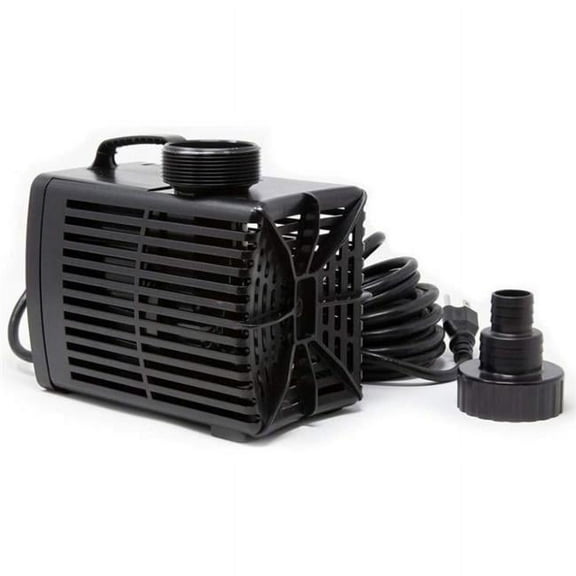 Beckett Spaces Places Submersible Auto Shut Off Pond or Waterfall Pump Black 3,550 GPH