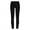 Black, variant on Women's High Waist Drawstring Leggings Seamless Ribbed Yoga Pants for Loungewear Casual Gym Fitness Wear Gray S
