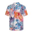 thumbnail image 5 of KUIFORTI Tropical Leaf Matching Outfits for Couples Vacation Mens Casual Shirts Hawaii Dress with Soft Fabric Shirts for Men 4-Way Stretch Quick-dry for Summer Vacation Trip, 5 of 7