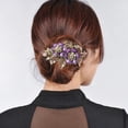 thumbnail image 5 of Dinheiro Vintage Rosa Flor Estilo Rhinestone Clip De Pelo Retro Horquilla Accesorios Para El Cabello Para Mujeres Niñas, 5 of 5