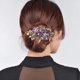 thumbnail image 5 of Horquilla para el pelo con diamantes de imitación estilo flor de rosa vintage de Dinheiro, accesorios para el cabello estilo retro para mujeres y niñas, 5 of 5