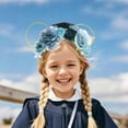 thumbnail image 5 of Girl's Graduation Photo Props Set Butterfly Floral Headband Academic Cap For Kids Celebration Fairy Flower Headpiece Hair Wreath, 5 of 5