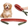 thumbnail image 4 of Dog Training-Durable Leather Pet Dog Tear Bite Training Rod Tug with Dual Handles, 4 of 7