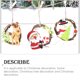 thumbnail image 3 of Inteprter Adorno de escritorio, decoración de , colgador de pared, colgante de Navidad, accesorios multiusos para el hogar, accesorios para Kits de decoración para fiestas Patrón de ciervo, 3 of 6
