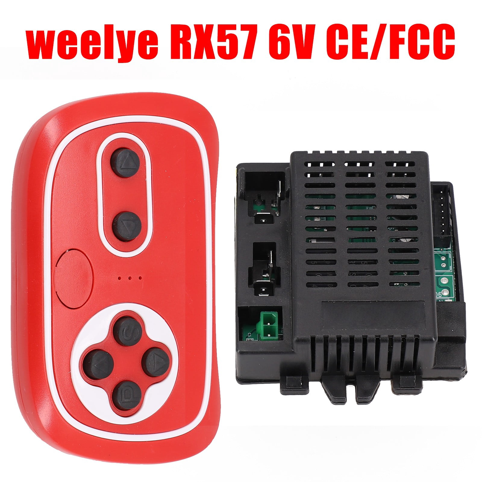 Weelye Rx57 6V 12V Receiver Ce/Fcc Kids Electric Car 2.4G Transmitter Tx20 And Rx57 6V